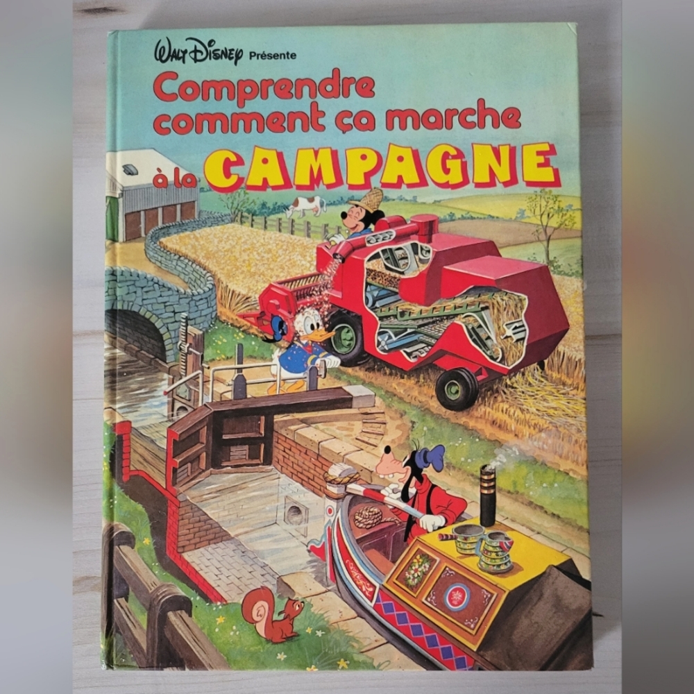 Vintage Disney childrens book in french / Livre pour enfants Disney Mickey Mouse